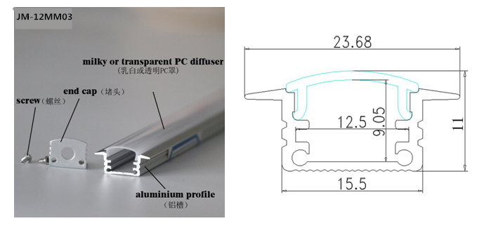 led aluminum profiles