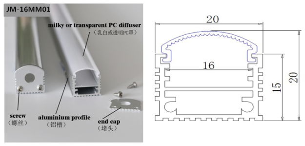 led aluminum profiles