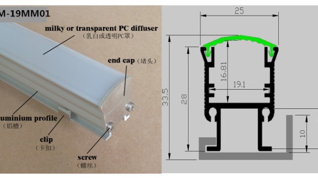 LED Extrusion profiles